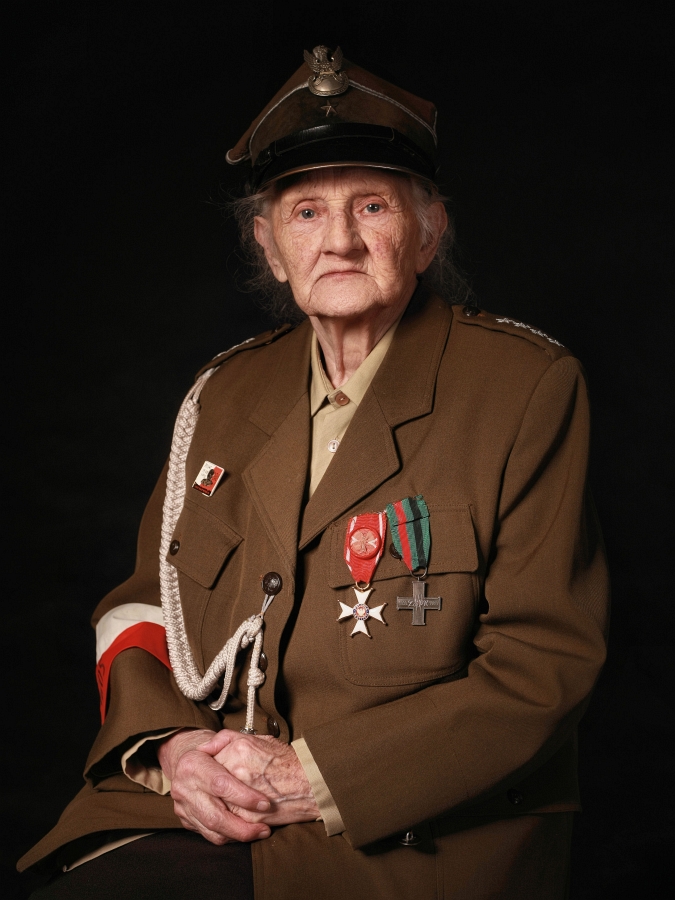 Pani Stefania lat 89 –oficer WP