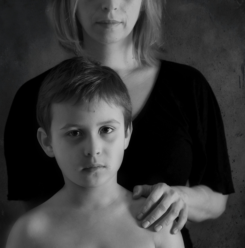 Portret matki z synem